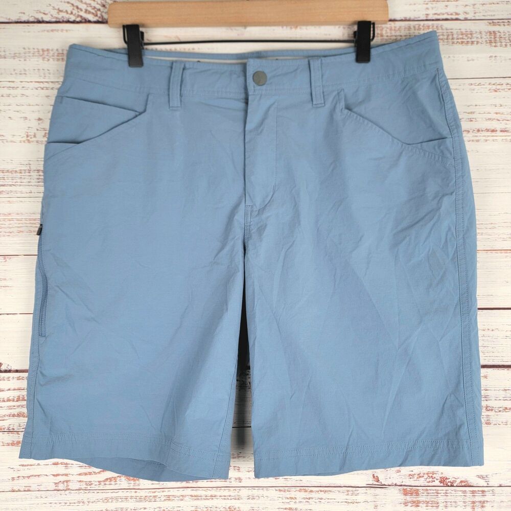 Stio Shorts Mens 36 Blue Cut Bank Chino Hiking Outdoor Gorpcore 9.5” Inseam